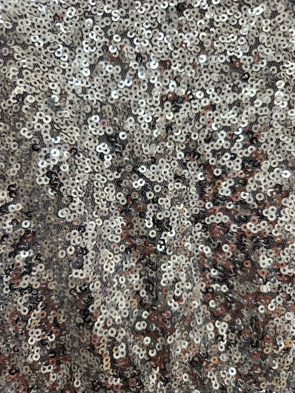 Sparkle Sequin Mesh Party Dress Girls - Silver Gray Sz 6/7 Small Gap Kids